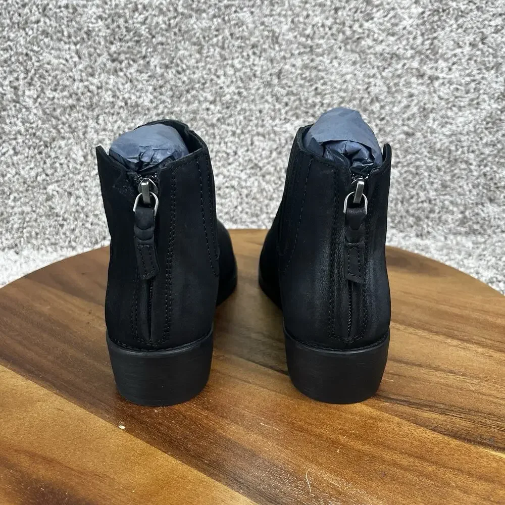 NEW SoftWalk Women's Ramona Boots Loafer Black Size 7 W Wide Shoes S2156-001